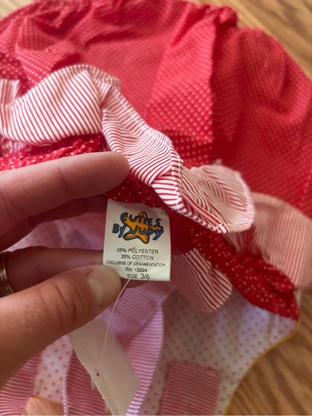 vintage cuties by Judy bubble romper NWT size 3-6 months - Picture 4 of 5